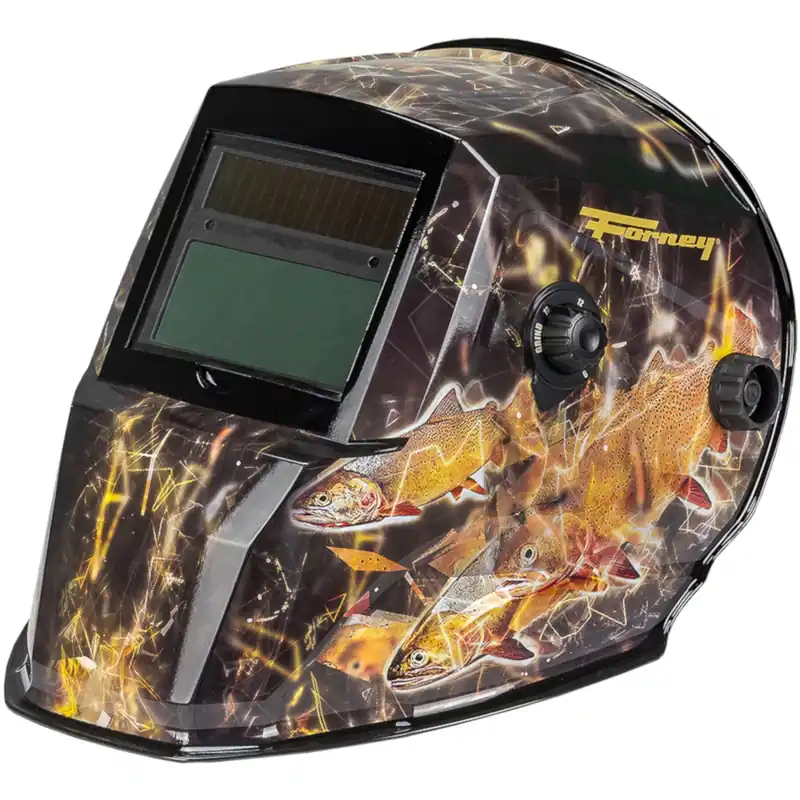 ADF Welding Helmet, Camo Outdoor Angler