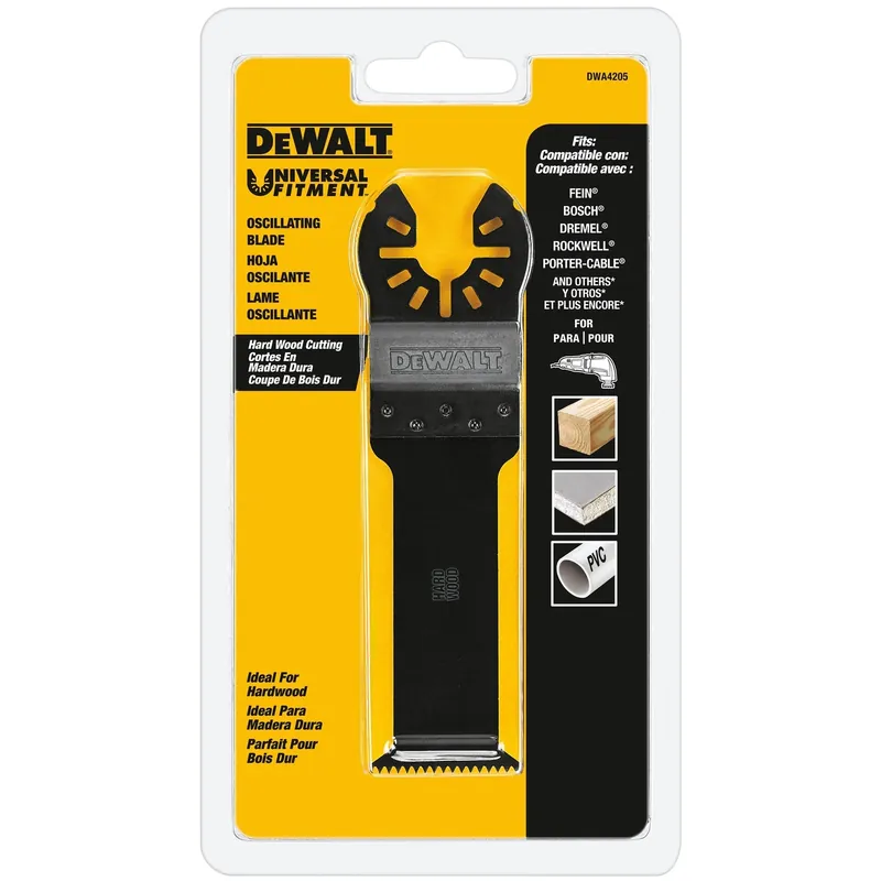 Oscillating Tool Hardwood Blade, Titanium, 1-1/4 In.