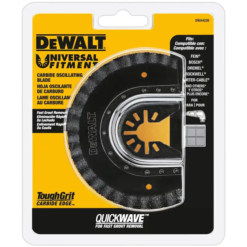 Oscillating Tool Fastcut Carbide Grout Removal Blade, Universal