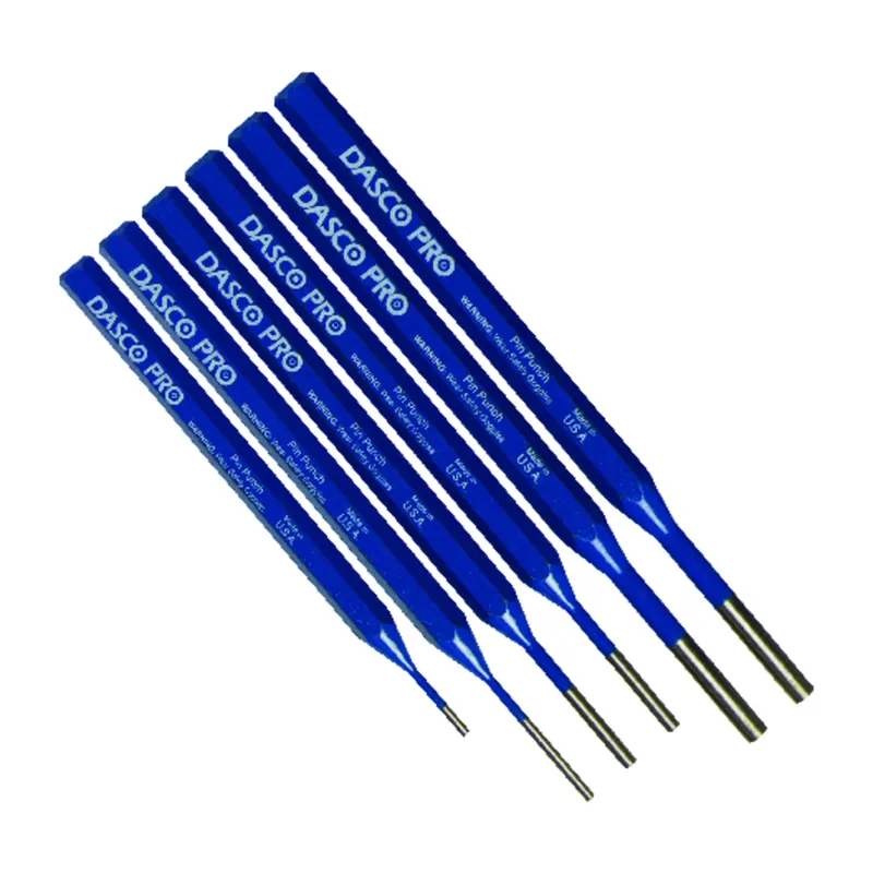 6-Pc. High-Carbon Steel Pin Punch Kit