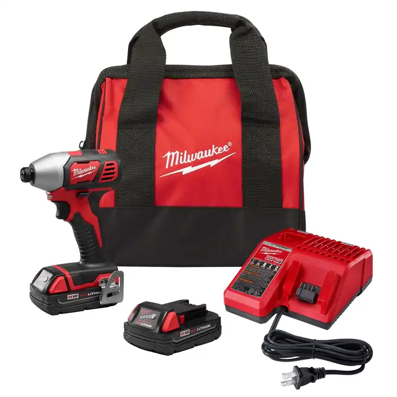 M18 1/4 In. Cordless Brushed Impact Driver Kit With Battery & Charger