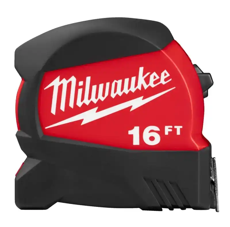 Milwaukee 16 Ft. L X 1-1/8 In. W Compact Wide Blade Tape Measure 1 Pk