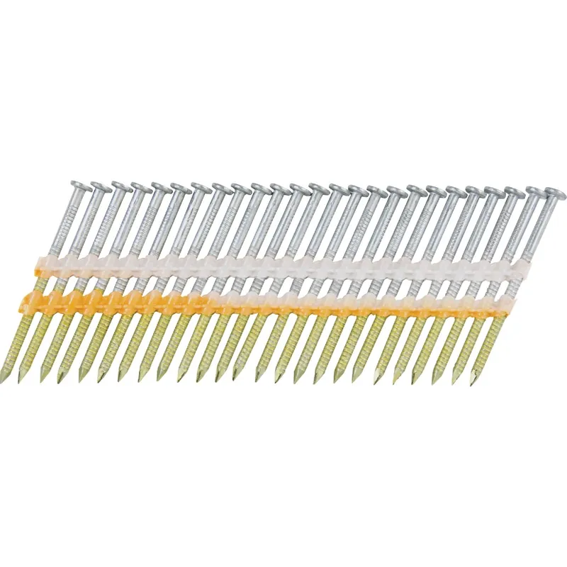 Grip-Rite 2-3/8 In. L X 12 Ga. Angled Strip Hot-Dip Galvanized Framing Nails 21 Deg 5000 Pk