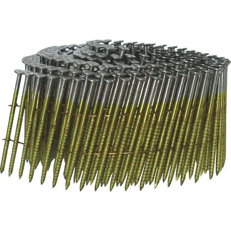 Grip-Rite 2-3/16 In. L Wire Coil Hot-Dip Galvanized Siding Nails 15 Deg 3000 Pk