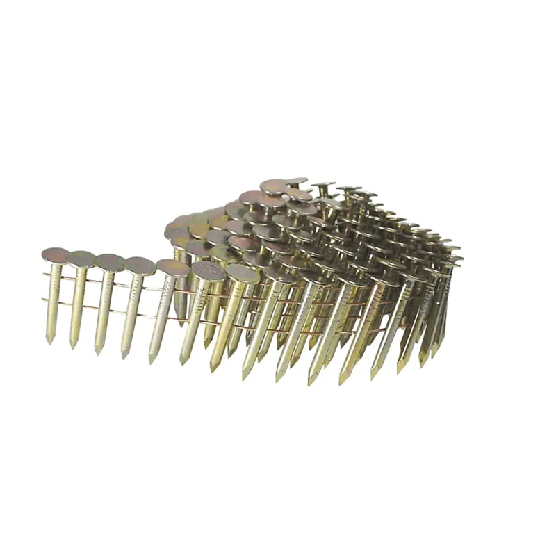 Grip-Rite 1-1/4 In. L X 11 Ga. Wire Coil Electro Galvanized Roofing Nails 15 Deg 600 Pk