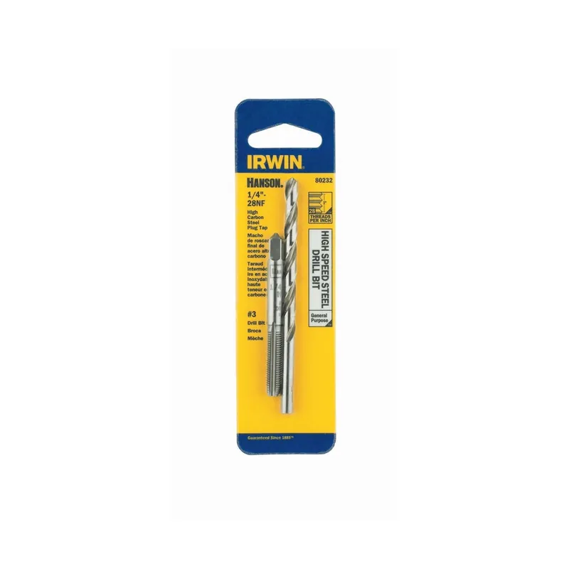 Tap & Drill Set, National Fine Thread, 1/4-In. X 28