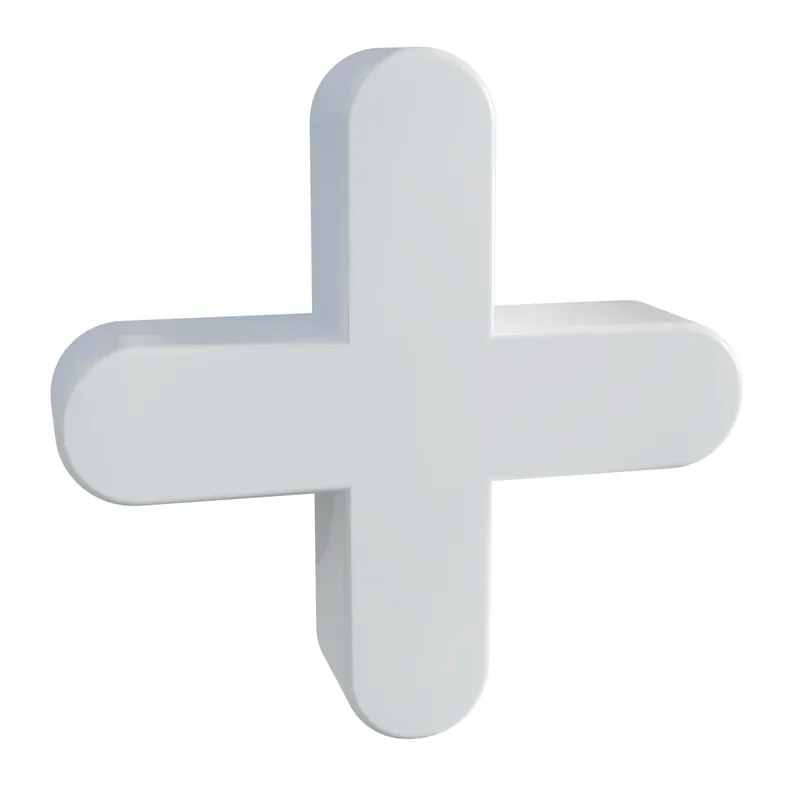 QEP 0.77 In. H X 0.77 In. W X 0.120 In. L Plastic Tile Spacer 500 Pc