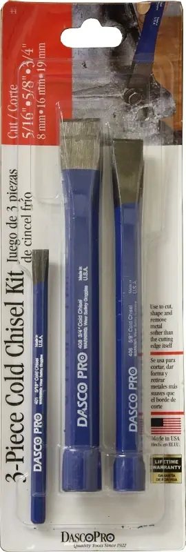 Dasco Pro 5 In. L Cold Chisel Set 3 Pk