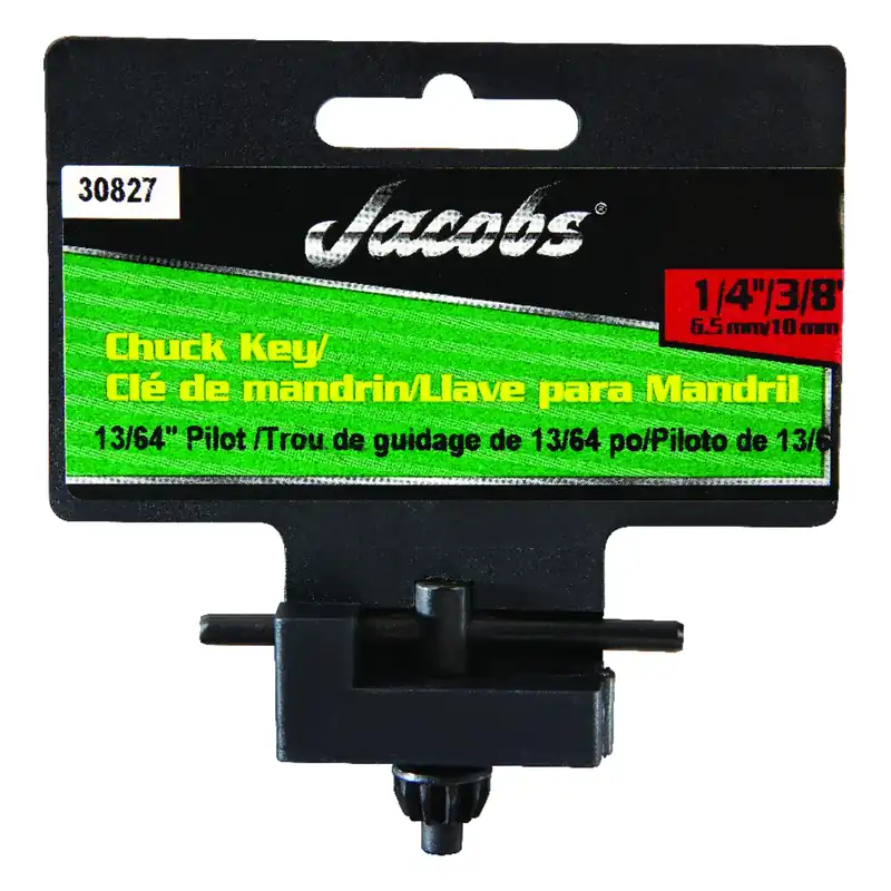 Chuck Key, 1/4 & 3/8 In.