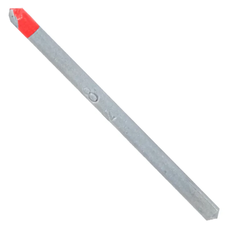 Diablo 1/8 In. X 2 In. L Carbide Tipped Tile And Stone Drill Bit 3-Flat Shank 1 Pk