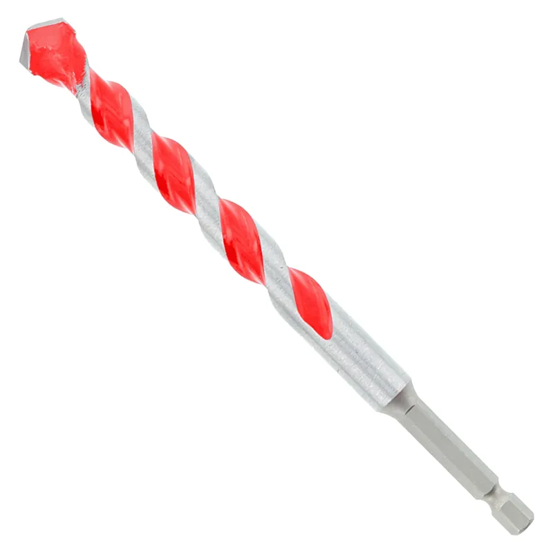 Diablo SPEEDemon 1/2 In. X 6 In. L Carbide Tipped Red Granite Hammer Drill Bit Hex Shank 1 Pk
