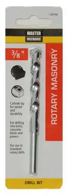 Masonry Drill Bit, 3/8 X 4 In.