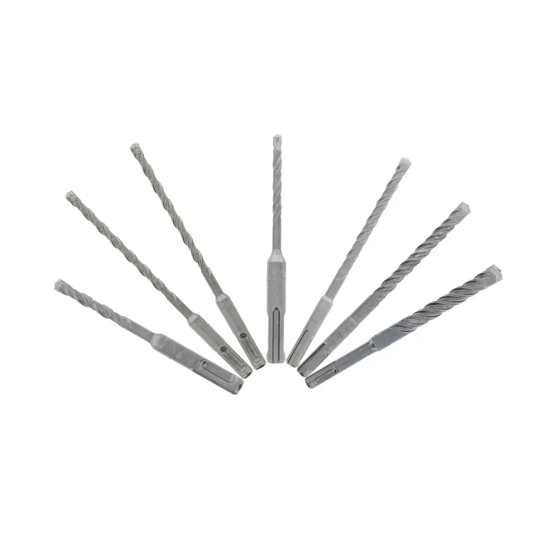 7-Pc. Rebar Demon SDS Plus 4-Cutter Hammer Drill Bit Set, Full Carbide Heads