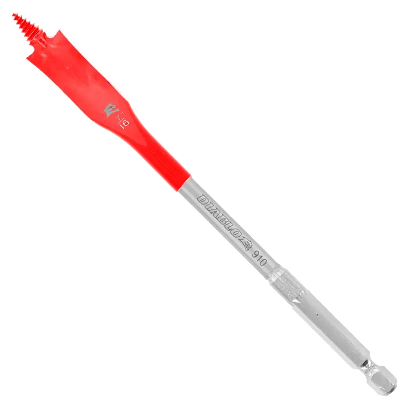 Diablo 7/16 In. X 6 In. L High Speed Steel Clean Wood Spade Bit Hex Shank 1 Pk
