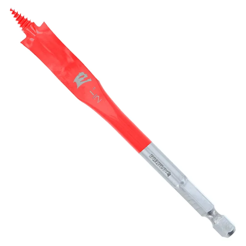 Diablo 1/2 In. X 4 In. L High Speed Steel Clean Wood Spade Bit Hex Shank 1 Pk