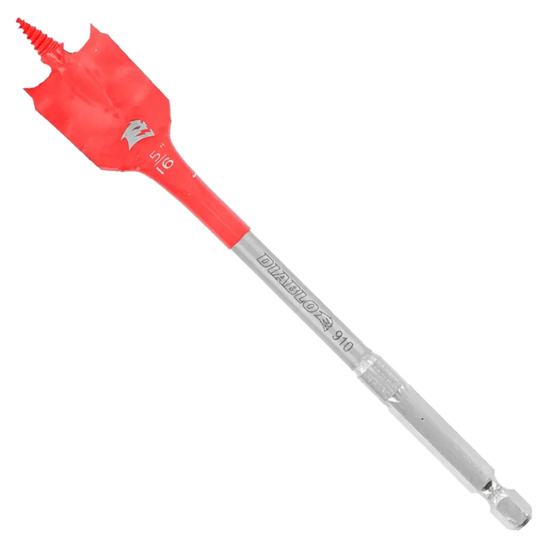 Diablo 5/16 In. X 6 In. L High Speed Steel Clean Wood Spade Bit Hex Shank 1 Pk