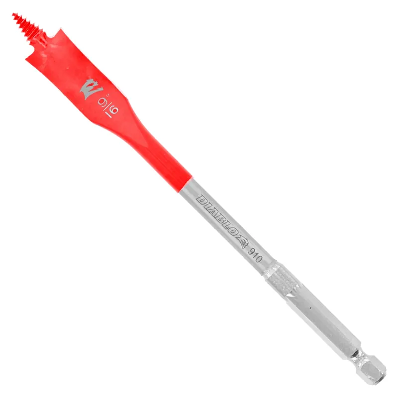 Diablo 9/16 In. X 6 In. L High Speed Steel Clean Wood Spade Bit Hex Shank 1 Pk