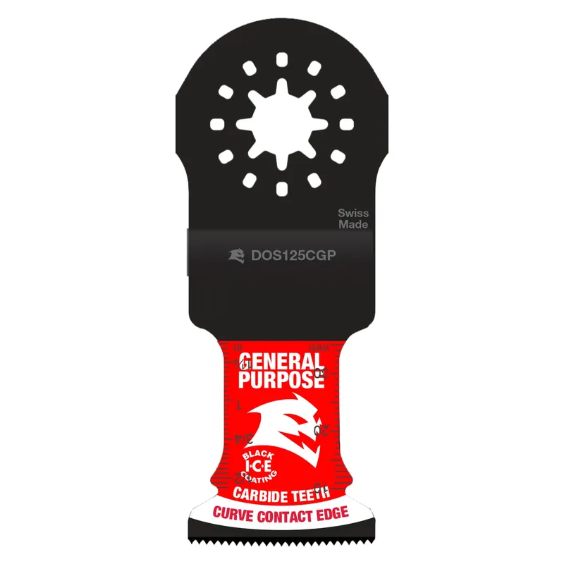Diablo Starlock 1-1/4 In. W Carbide Oscillating Blade General Purpose Cuts 3 Pk