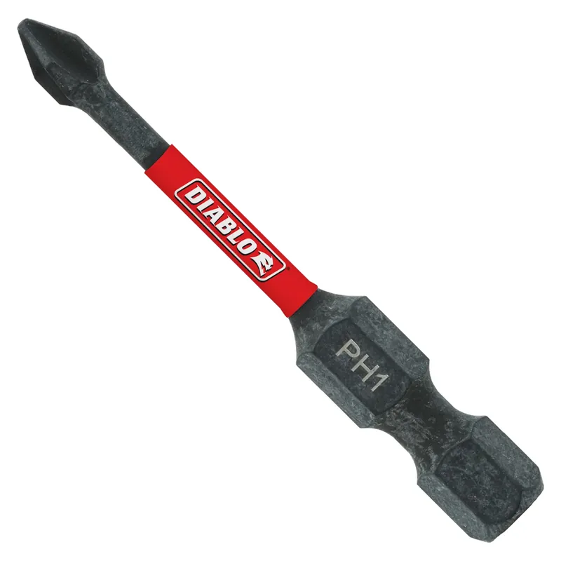 Diablo Phillips 1 X 2 In. L Driver Bit Black Oxide 5 Pk