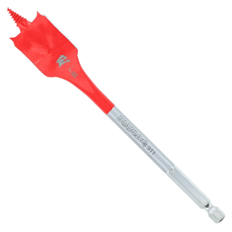 Diablo 7/8 In. X 6 In. L High Speed Steel Clean Wood Spade Bit Hex Shank 1 Pk