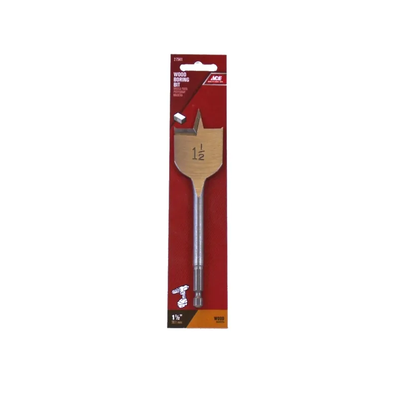 1-1/2 In. Diameter X 6 In. Length Steel Wood Boring Bit With Quick-change Hex Shank