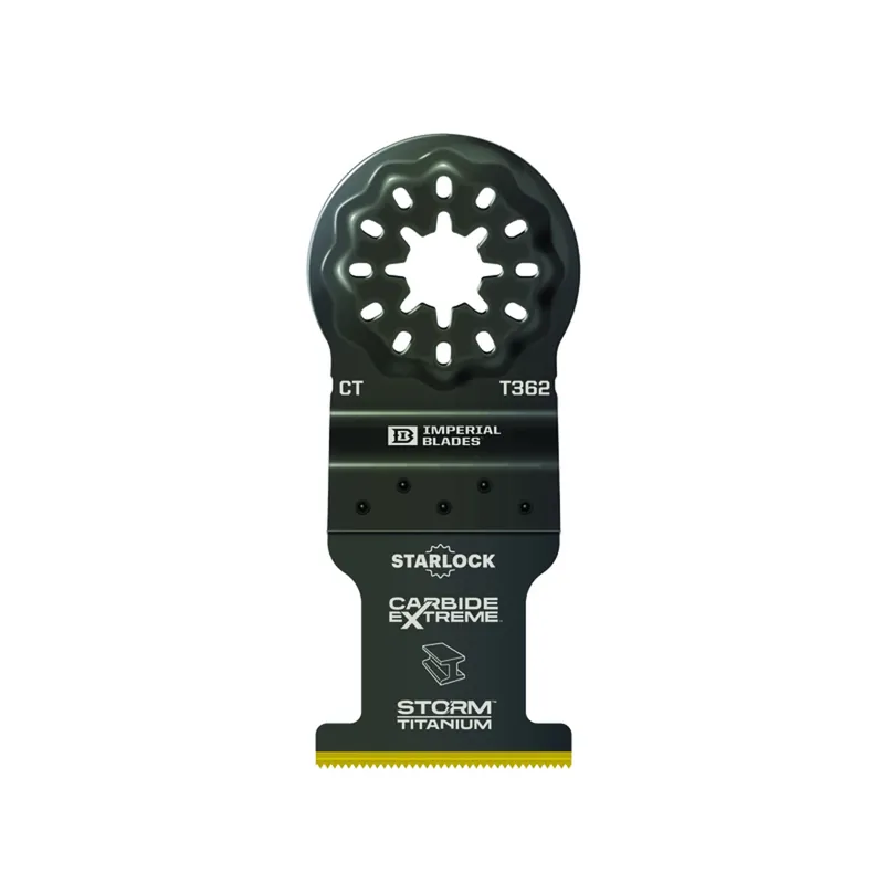 Imperial Blades Starlock 1-3/8 In. W Titanium Bi-Metal Oscillating Blade Extreme Material 1 Pk