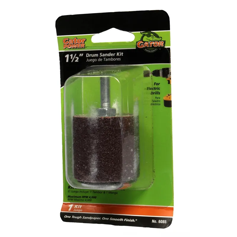 Drum Sander Kit, 1-1/2 X 1-1/2 In.