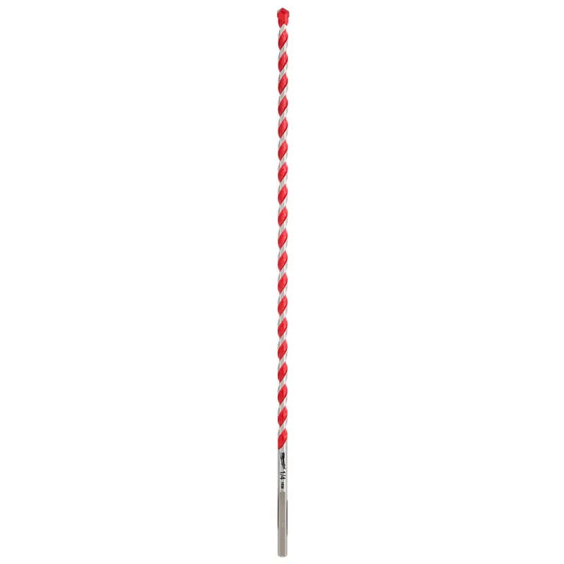 Milwaukee Shockwave 5/16 In. X 12 In. L Carbide Hammer Drill Bit 3-Flat Shank 1 Pk