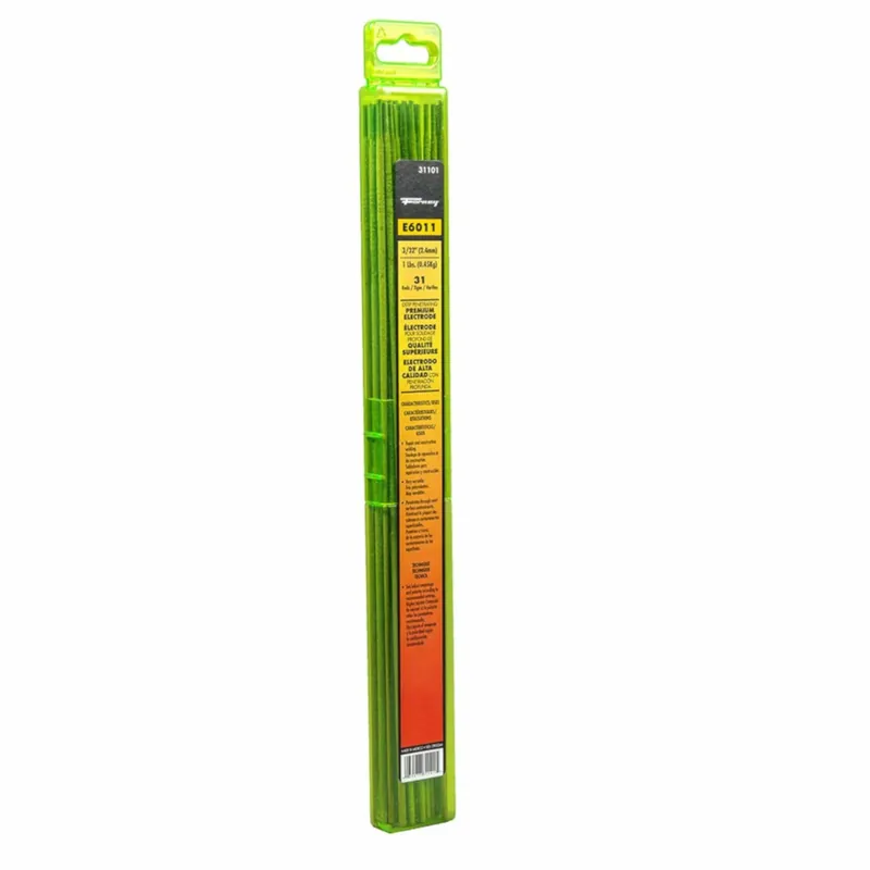 Forney 3/32 In. D X 15.2 In. L E6011 Mild Steel Welding Electrodes 60000 Psi 1 Lb 1 Pk