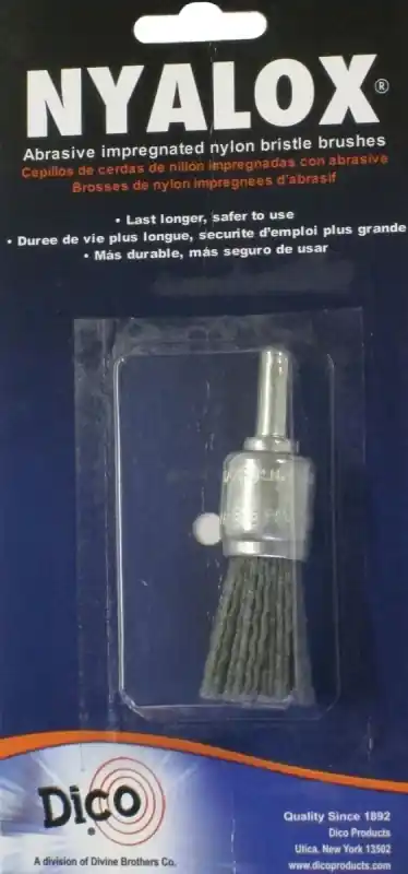 Nyalox 3/4 In. Extra Coarse Drill-mounted Wire Brush With 1/4 In. Shank