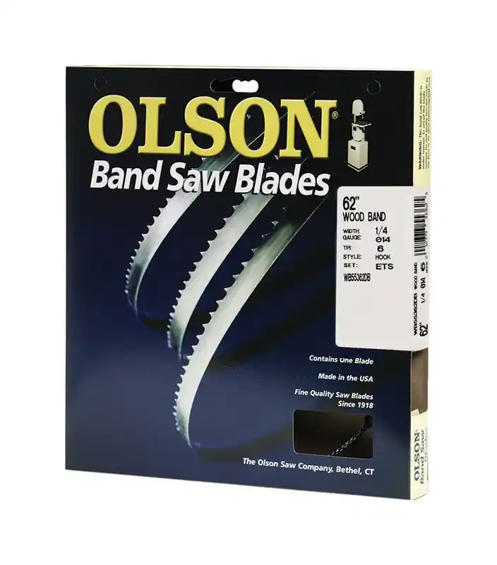 Olson 62 In. L X 0.3 In. W Carbon Steel Band Saw Blade 6 TPI Hook Teeth 1 Pk