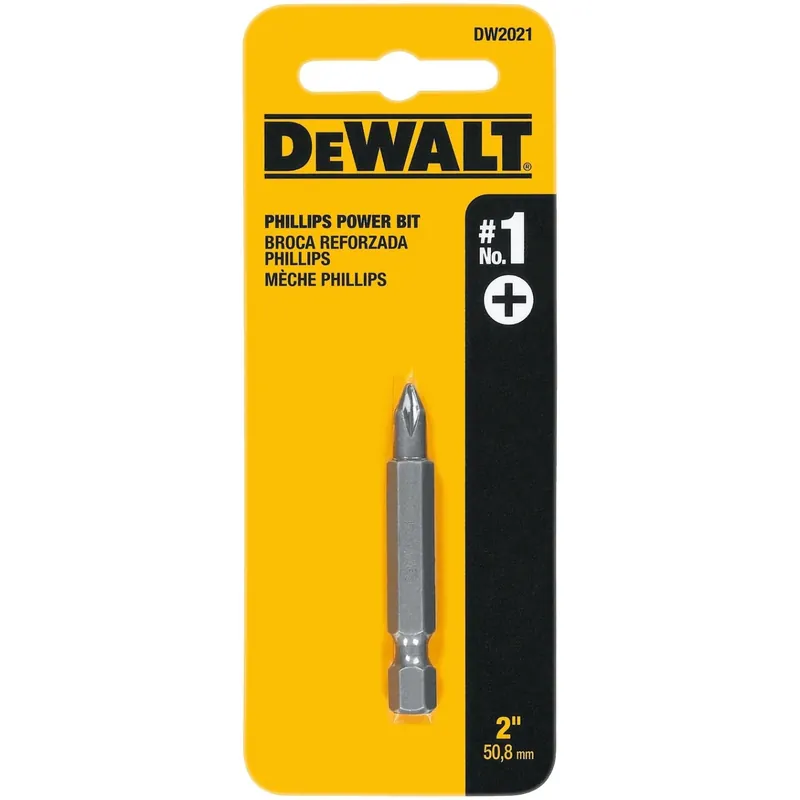 1 Phillips Power Screwdriver Bit, 2 In.