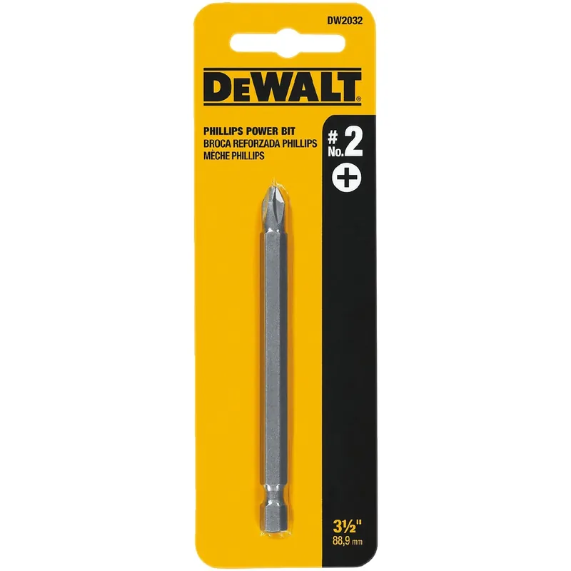  2 Phillips Power Bit, 3-1/2 In.