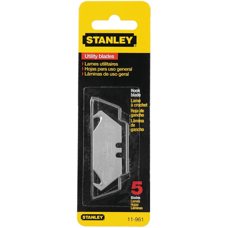 Stanley 2-1/16 In. L X 0.024 In. Steel Hook Replacement Blade 5 Pk