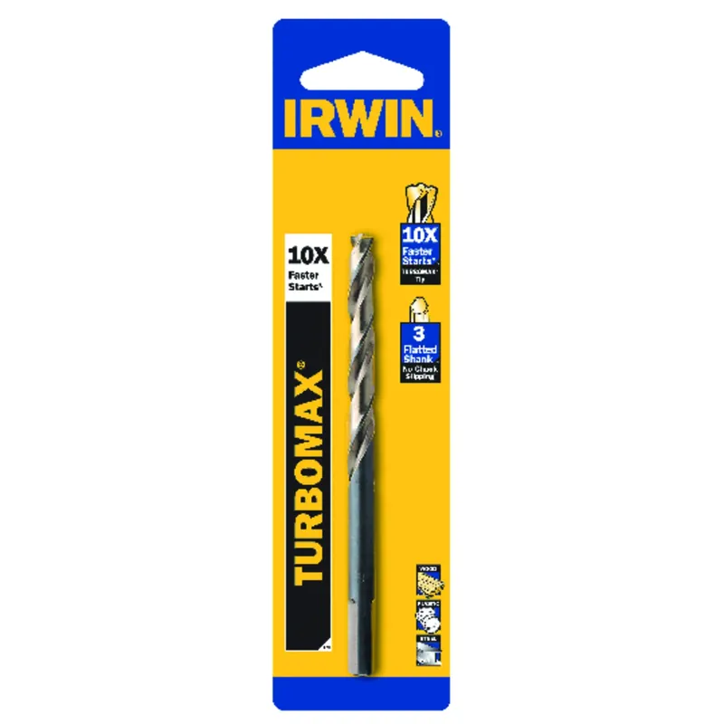 Turbo Max Drill Bit, Jobber Length, 11/64-In.