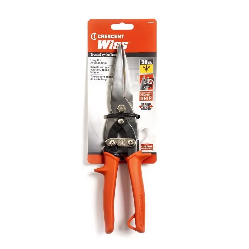 Crescent Wiss 10-1/2 In. Stainless Steel Aviation Compound Action Snips 20 Ga. 1 Pk
