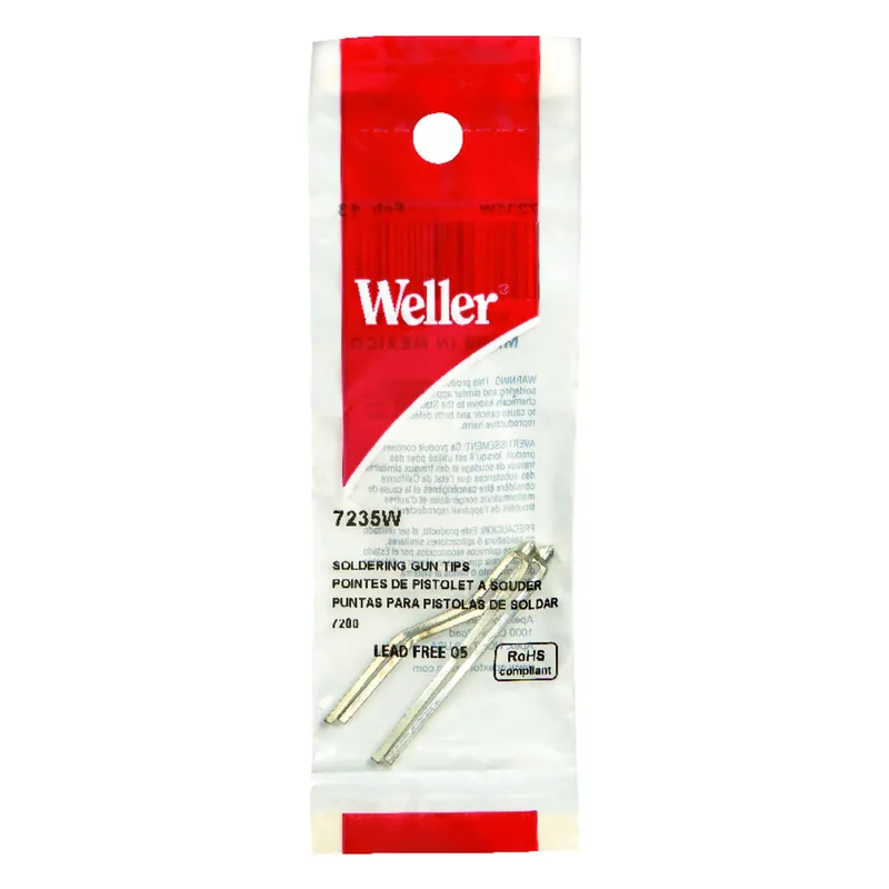 Weller Lead-Free Soldering Iron Tip Copper 2 Pc