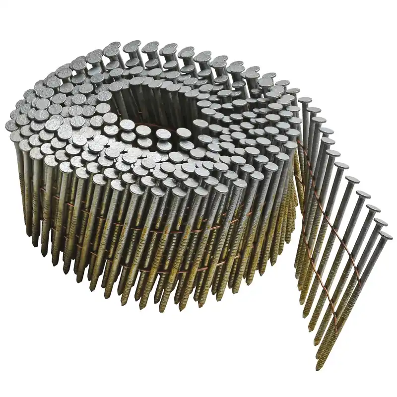 Bostitch 2-3/16 In. L X 11 Ga. Angled Coil Galvanized Siding Nails 15 Deg 3600 Pk