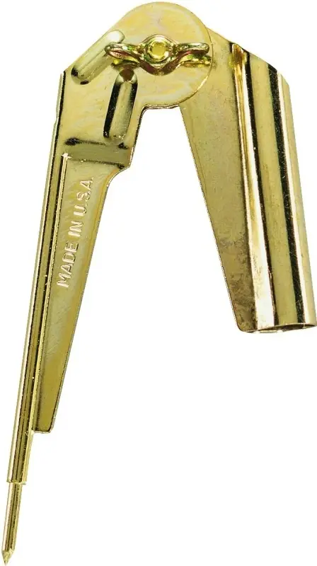 Brass-Plated Steel Compass & Scriber