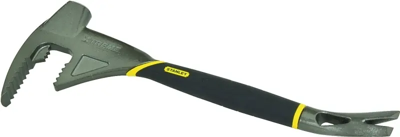 Fatmax 18 In. Utility Wrecking Bar With Beveled Nail Slot And Textured Grip