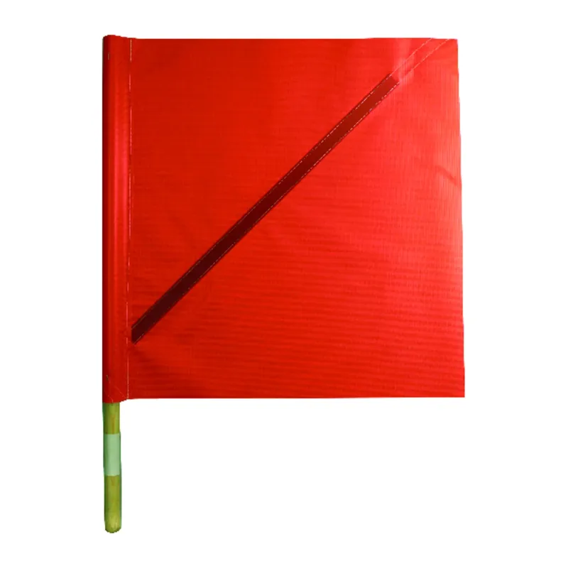 C.H. Hanson 24 In. Fluorescent Orange Safety Flags Polyvinyl 1 Pk