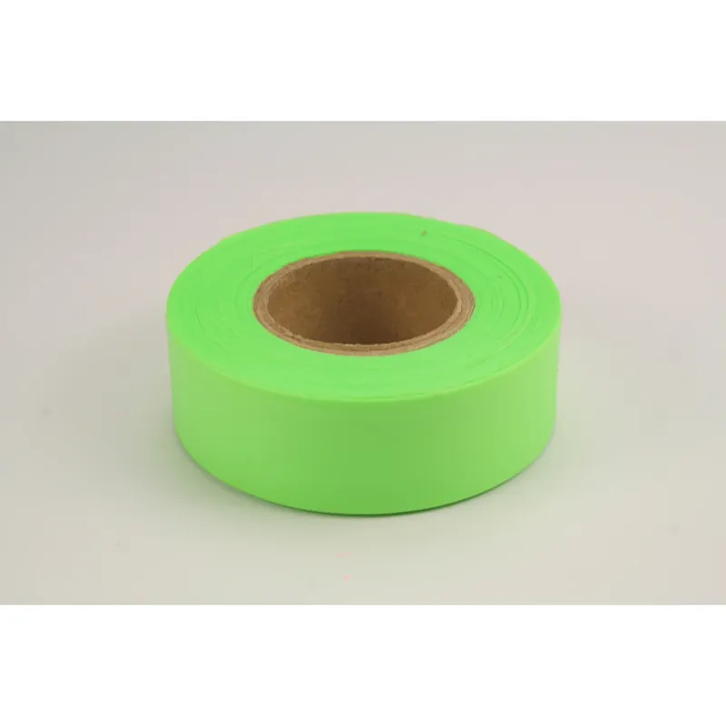 C.H. Hanson 150 Ft. L X 1.2 In. W PVC Flagging Tape Fluorescent Lime