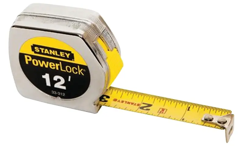 Stanley PowerLock 12 Ft. L X 0.75 In. W Compact Tape Measure 1 Pk