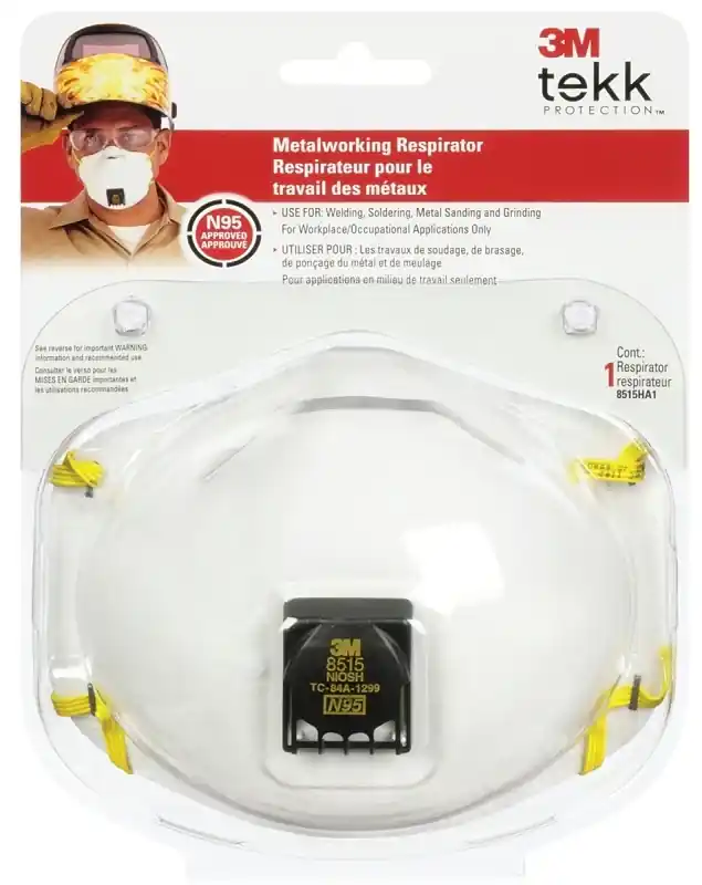 N95 Welding Respirator With Cool Flow Valve - Model 8515ha1-a-ps