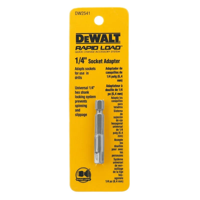 Socket Adapter, 1/4 In.