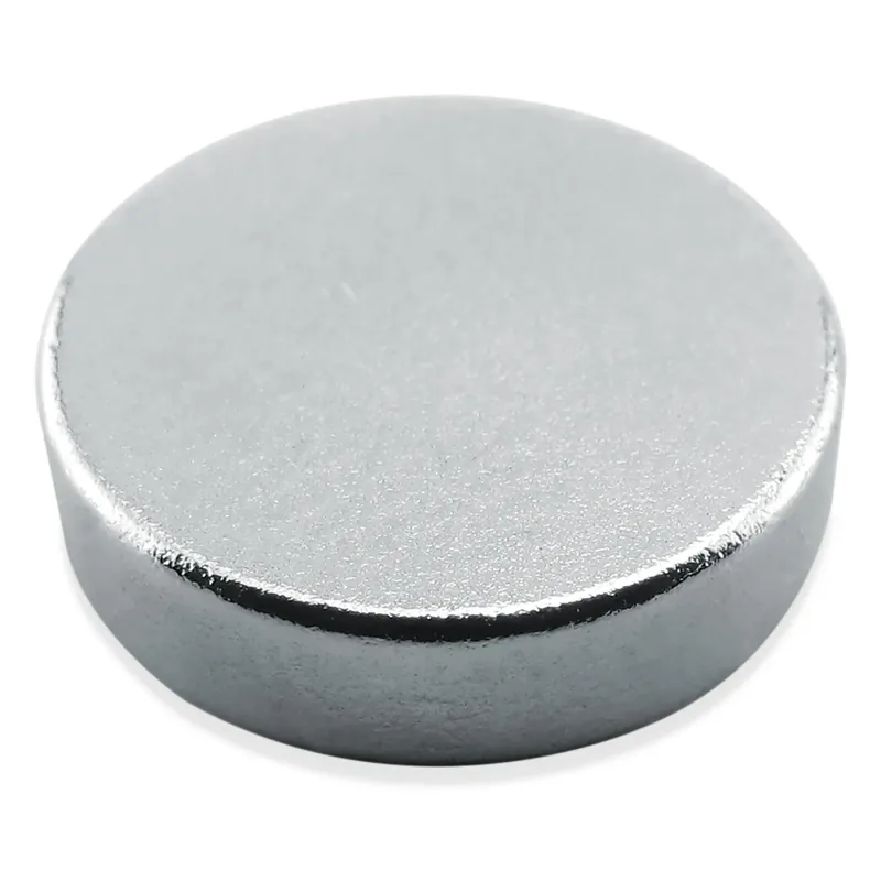 Magnet Source .118 In. L X .472 In. W Silver Super Disc Magnets 4.3 Lb. Pull 6 Pc