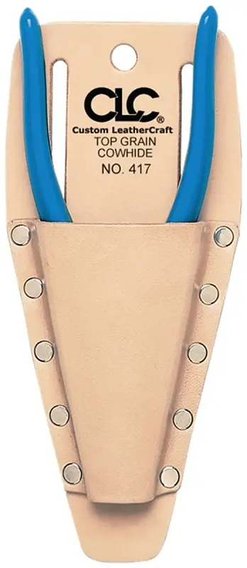Custom Leathercraft 1-pocket Plier And Tool Holder, Top Grain Leather, Model 417
