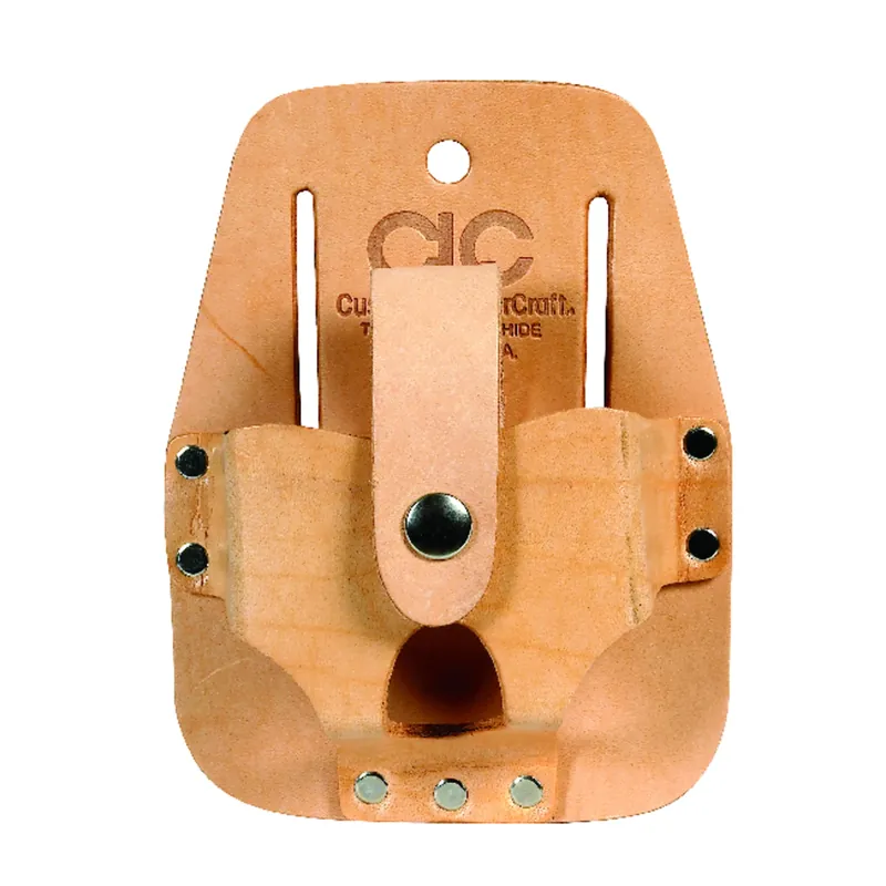 Custom Leathercraft Tape Rule Holder For 16‘ To 30‘ Tapes, Tan Leather