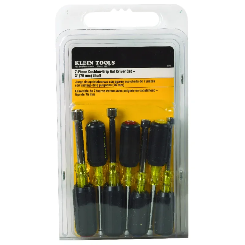 Nut Driver Set, Cushion Grips, 7-Pc.