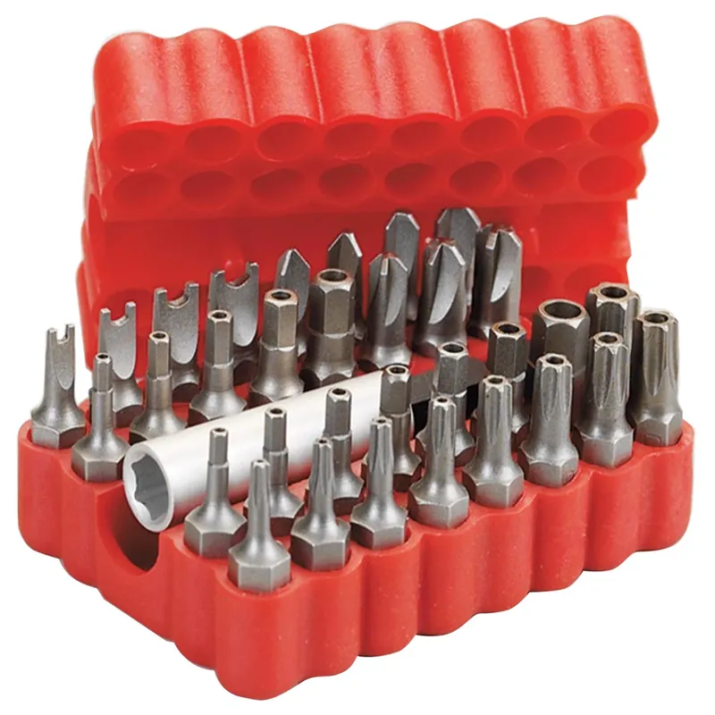 33-piece Security Bit Set With Magnetic Holder And Various Bit Types